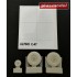 1/72 Douglas C-47 Skytrain Wheels without Cover