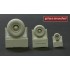 1/72 Lockheed P-3 Orion Front and Main Wheels