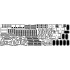 1/200 USS BB-63 Missouri 1945 Detail set for Trumpeter (Teak Tone Wood Deck+PE+Barrels...)