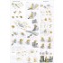 1/200 USS BB-63 Missouri 1945 Detail set for Trumpeter (Teak Tone Wood Deck+PE+Barrels...)