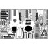 1/200 USS BB-61 Iowa 1944 Detail-Up Set (w/Wooden Deck) for Trumpeter 03706 kit