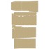 1/200 USS CV-5 Yorktwon 1942 Detail Set for Trumpeter/I Love Kit #03711 (Teak Tone deck)