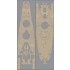 1/350 WWII USS BB-63 Missouri Wooden Deck Set (Natural tone) for Tamiya [Type2] #78029