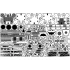 1/350 USS BB-34 New York 1944 Detail-up set (w/Teak Tone Deck, Barrels, Resin&PE)