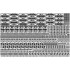 1/350 USS BB-63 Missouri 1945 Detail Set (w/Teak Tone Wooden Deck) for Tamiya #78008/78018