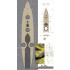 1/350 HMS Dreadnought 1907 Wooden Deck,PE &Dry Transfer for Zvezda