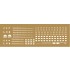 1/350 IJN Yamato Wooden Deck set (Coal Black) for Tamiya's New Tool Yamato kit