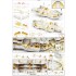 1/350 USS BB-63 Missouri 1945 Detail up set for HobbyBoss #86516 (Teak Tone deck)