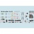 1/48 Grumman Intruder A-6 Instrumental Panel and Cockpit 3D Decal for Hobby Boss kit