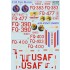 1/48 North American F-82 Twin Mustang Decals