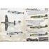 Decals for 1/48 Messerschmitt BF 109 G High Altitude Aces