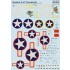 Decals for 1/48 Republic Thunderbolt P-47 (C-2, C-5)