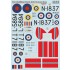 Decals for 1/48 De Haviland D.H.82b Queen Bee