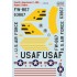 1/48 F-100 Super Sabre Decal Part 2 - F-100F-10-NA