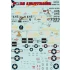 1/72 Lockheed P-38 Lightning Decals