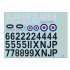 1/72 de Havilland Sea Vixen (complete set, 2 leaf) Decals