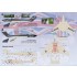 1/72 de Havilland Sea Vixen (complete set, 2 leaf) Decals