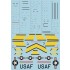 1/72 North American F-86E Sabre Decals