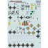 1/72 Wet Decals - Messerschmitt Bf 109G Early Aces