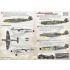 1/72 Wet Decals - Messerschmitt Bf 109G Early Aces