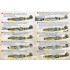 1/72 Wet Decals - Messerschmitt Bf 109G Early Aces