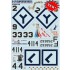 1/72 B-29 Superfortress (B-29B & F-13A) Decals 