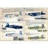 Decals for 1/72 Chance Vought F4U Corsair Salvador