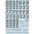 Decals for 1/72 Gloster Javelin Mk-1 Mk-2 Part 1