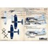 Decals for 1/72 Chance-Vought F4U Corsair. Argentina.