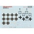 Decals for 1/72 Messerschmitt BF 109 G-6 The complete set 1.5 leaf