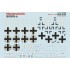 Decals for 1/72 Messerschmitt BF 109 G-6 The complete set 1.5 leaf