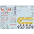 Decal for 1/72 Korean War F-86 Sabre Fighter Bomber Groups