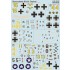 1/72 Messerschmitt Bf-109 Tropical Water-slide Decal