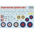 1/72 Supermarin Spitfire Mk.1 Masking & Decals