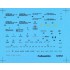 Decal for 1/32 Curtiss P-40 B/C/E Warhawk Stencils