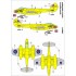 Decal for 1/32 Gloster Meteor Fighter Aircraft Vol.I