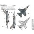 Decals for 1/32 F-16CJ Fighting Falcon (Block 50C) AB Shaw