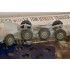 1/35 US 1/4 Ton Utility Truck (JEEP) with Trailer Wheel Masking for Takom kit #2126