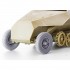 1/35 SdKfz.251 Front Wheels + 1 Spare Wheel (Uncommon Off-road Tread) w/Wheel Mask
