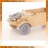 1/35 Kubelwagen Wheels (5pcs w/Off-road Tread Pattern 1) with Wheel Mask