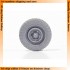 1/35 Kubelwagen Wheels (5pcs w/Off-road Tread Pattern 1) with Wheel Mask
