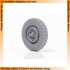 1/35 Kubelwagen Wheels (5pcs w/Off-road Tread Pattern 1) with Wheel Mask