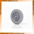 1/35 Kubelwagen Wheels (5pcs w/Off-road Tread Pattern 2) with Wheel Mask