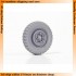 1/35 Schwimmwagen Wheels (5pcs w/Off-road Tread Pattern 2) with Wheel Mask