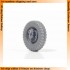 1/35 Schwimmwagen Wheels (5pcs w/Off-road Tread Pattern 2) with Wheel Mask