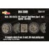 1/16 Sd.Kfz. 250/Neue Art Road Wheels Type 2 (late) Upgrade set for Das Werk kits