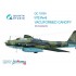 1/72 Pe-8 Vacuformed Clear Canopy for Zvezda Kit #7264