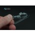 1/72 Mi-24/35 All Bubble-Version Vacuformed Clear Canopy for Zvezda Kit