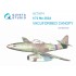 1/72 Messerschmitt Me-262A Vacuumed Clear Canopy for Academy kits