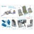 1/32 A-26C Invader Interior 3D Decal for Hobby Boss kits (with 3D-printed resin parts)